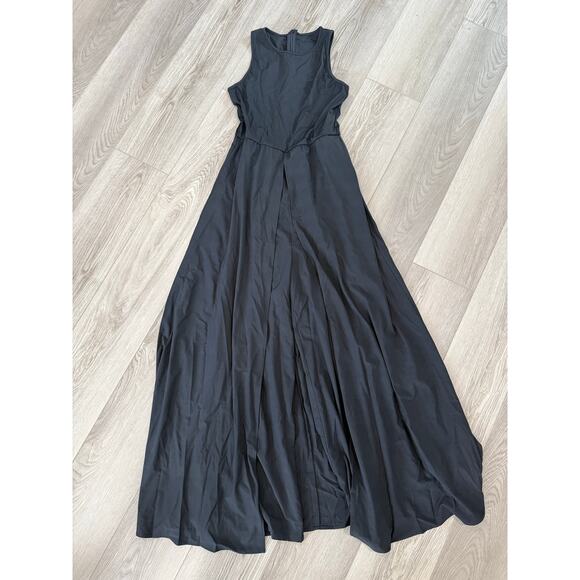 Halara Breezeful Zipper Sleeveless Pocket Contrast Quick Dry Jumpsuit Black M - Picture 2 of 8